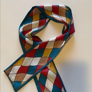 ☀️ 🌸Versatile Geo Mini Scarf/ Hair Tie